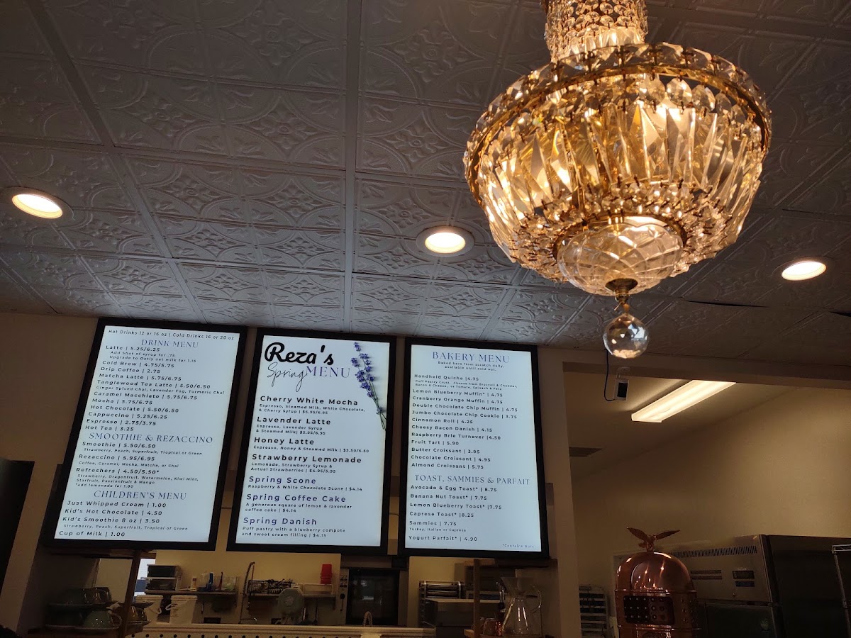 Menu Reza's Beavercreek-3